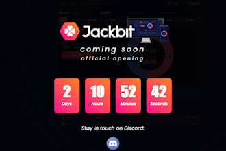 design a premium coming soon page