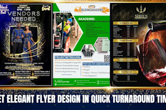 design professional flyer design for your company