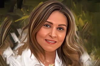 create your picture into oil painting