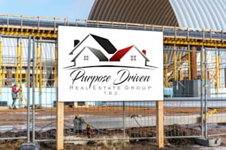 create real estate logo for you