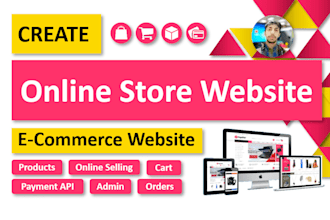 create online store or online shopping website