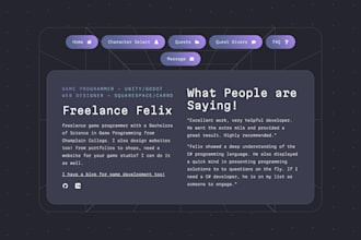 design a portfolio website with squarespace or carrd