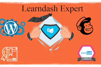 create wordpress lms website with learndash