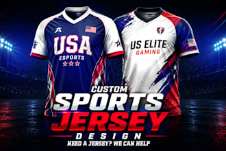 design custom jersey and sublimation sports uniform design