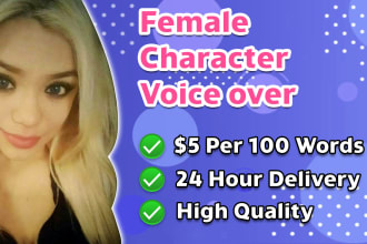 voice your female cartoon anime character