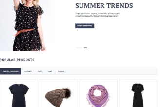 create and design a responsive website in react js, node js and typescript