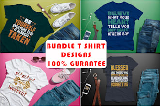 do custom typography t shirt design
