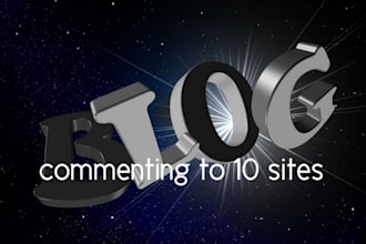 do blog commenting and forum posting