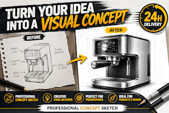 create professional visual concepts within 24 hours