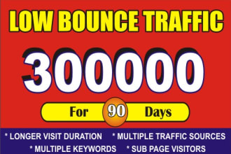 google rank website with organic USA web traffic for 90 days