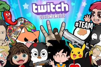 create twitch emote and sub badge