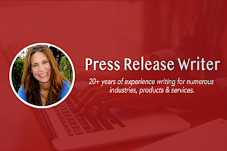 write a press release