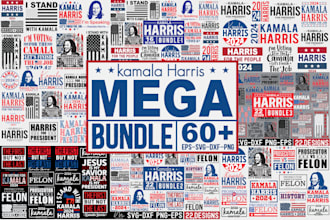 do kamala harris 2024 svg bundle