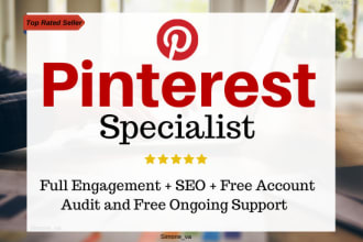 be your pinterest marketing and management specialist