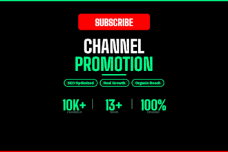 do organic youtube channel promotion