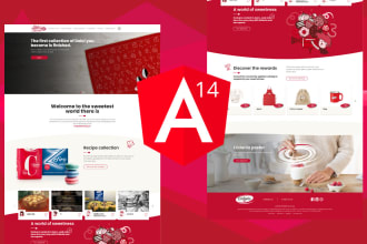 develop high performing angular front end web app