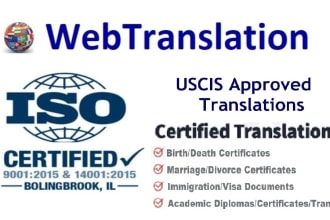 do certified spanish to english translation and vice versa