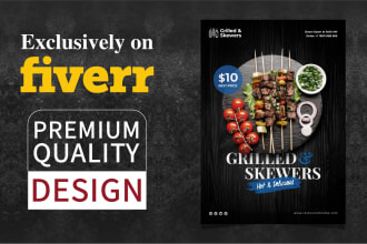 design beautiful and professional flyer