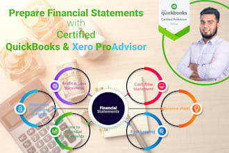 prepare financial statements with bookkeeping