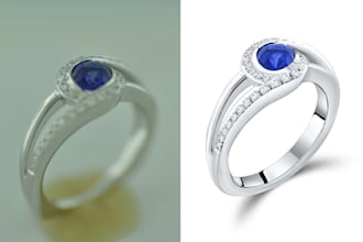 best high  jewelry retouch in photoshop editing
