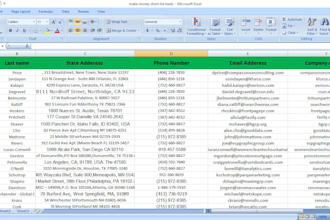 do linkedin lead generation web research and build email phone number list