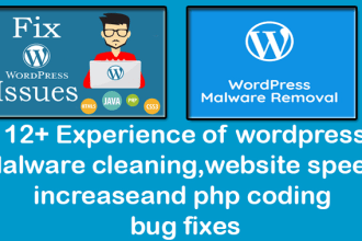 do wordpress design,malware removal and bug fixes