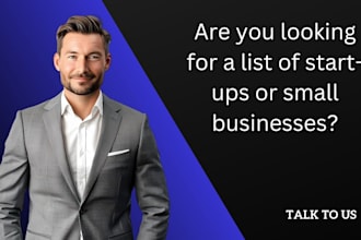 find list of target startup or small businesses companies