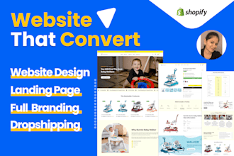 setup profitable shopify website or stunning shopify dropshipping store design