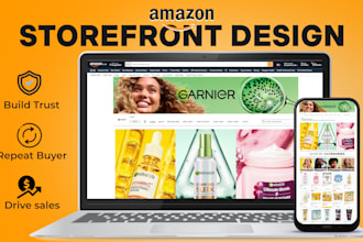 design an amazon storefront to boost sales and conversions