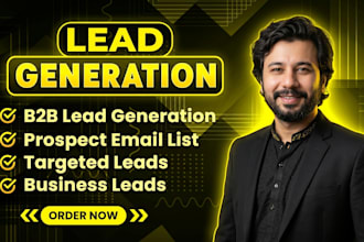do b2b linkedin lead generation, email list building, and prospecting
