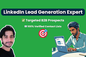 do b2b linkedin lead generation, email list building, and prospecting