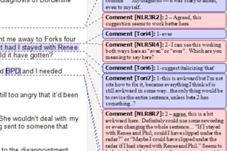 edit, proofread, and offer suggestions for pieces up to 10k words with 3 day turn around