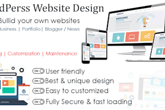 fix and make wordpress website