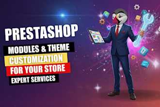 develop, customize, prestashop site, theme and module