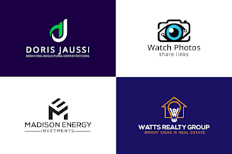 professional modern minimalist logo