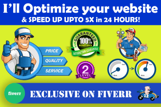speed up and optimize wordpress  website in 24 hours
