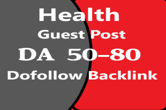health guest posts on da 57 websites