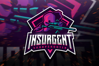 design a custom mascot logo for esports and sports teams