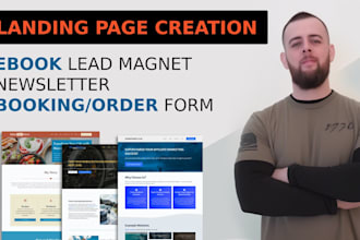 create an ebook lead magnet and landing page