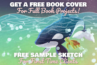 make illustration for children book art or cover