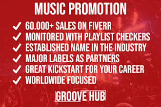 do organic, worldwide, music promotion
