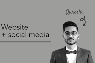 create website and social media for your startup