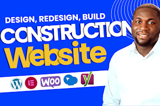 build a construction website or a plumbing and roofing website