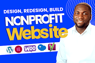 create professional non profit website for nonprofit charity ngo on wordpress
