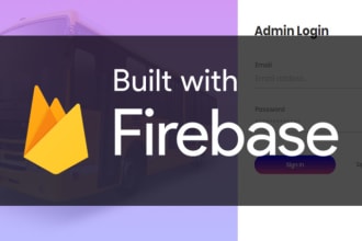 build web app with firebase javascript