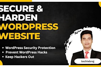 secure and harden your wordpress site from hackers