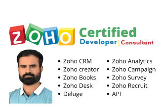 do anything in zoho CRM, creator, mail, forms, sign