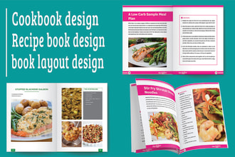 design cookbook or recipe book