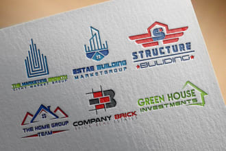 design real estate  and  realtor , broker logo