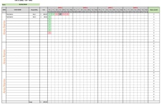 create daily work checklist schedule